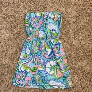 Strapless Lilly Pulitzer dress